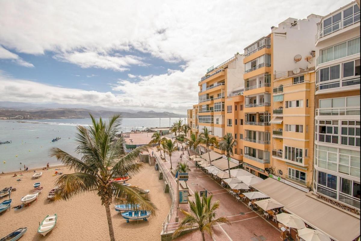 En Primera Linea De La Playa De Canteras Vista Al Mar Lägenhet